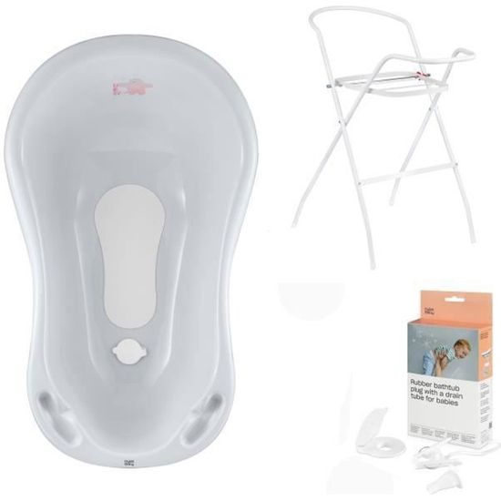 Baignoire Gonflable Hylat Baby Set : Baignoire Pour Bébé Avec Support, Siège De Bain Et Vidange Certificat Tuev Rheinland Collection Lite 1064656513 Baignoire Bébé