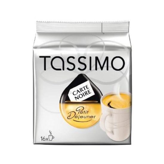 TASSIMO CARTE NOIRE Petit Dej. 16 T discs 136g Cdiscount Au quotidien