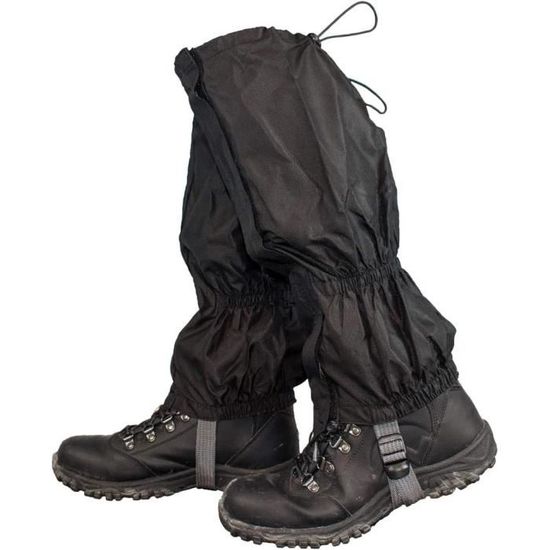 Guêtres De Randonnée Imperméables LEPZUR – Protection Neige, Boue, Vent – Bleu Marine, Taille Standard 35x46 Cm – Idéal Montagne Et Hiver