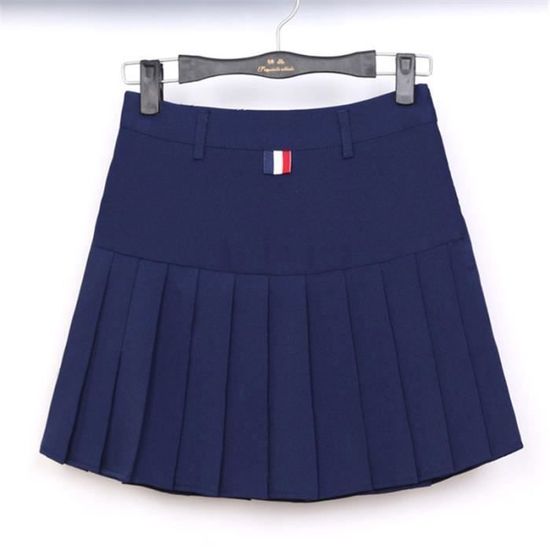 Short Vintage BHDC Taille Haute Femme - Denim Rayé - Années 90 - Taille 5 (27 Pouces)