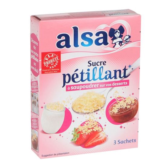 J'ai testé…le sucre pétillant de la marque Alsa – Le Culinarium