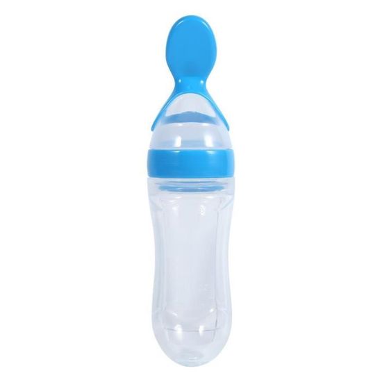 Biberon Con Cucchiaio Morbido Per Anziani E Bambini - Alimentatore In Silicone Per Tremori Alle Mani, Rosa