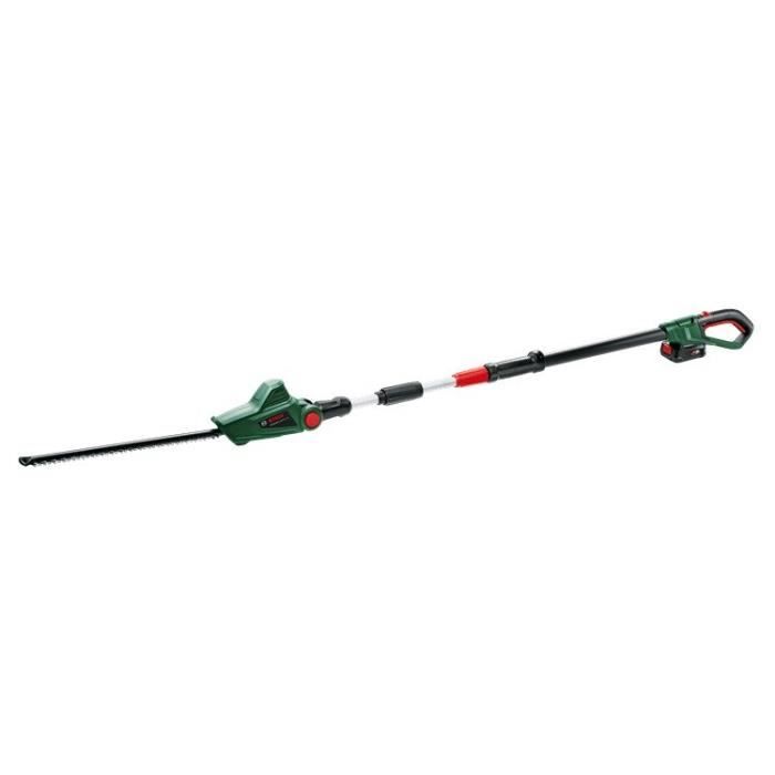 Taille-Haies sans fil télescopique Bosch - UniversalHedgePole 18 (1 Batterie 18 V 2,5 Ah, Chargeur, 