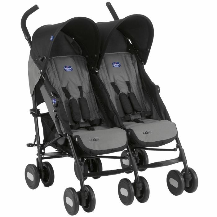 CHICCO Poussette Double Echo Coal Cdiscount Puericulture Eveil bebe