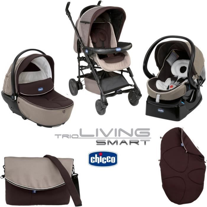 Poussette trio chicco living smart deals