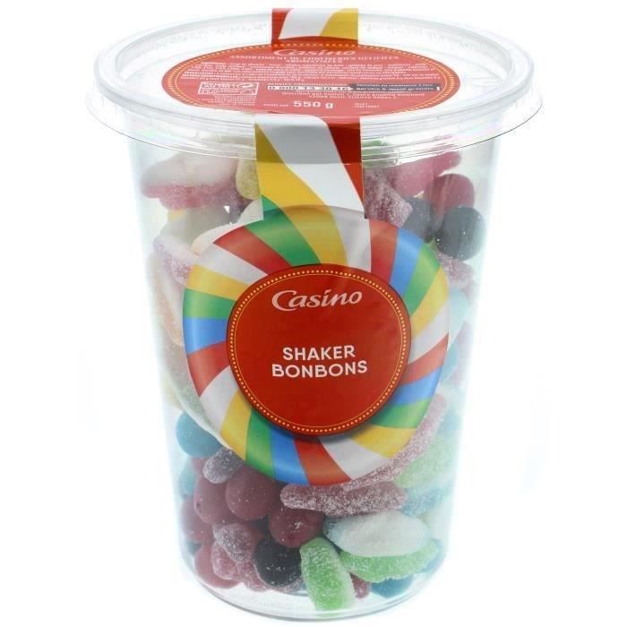 ANDROS Mix bonbons gélifiés aromatisés avec shaker - 550 g