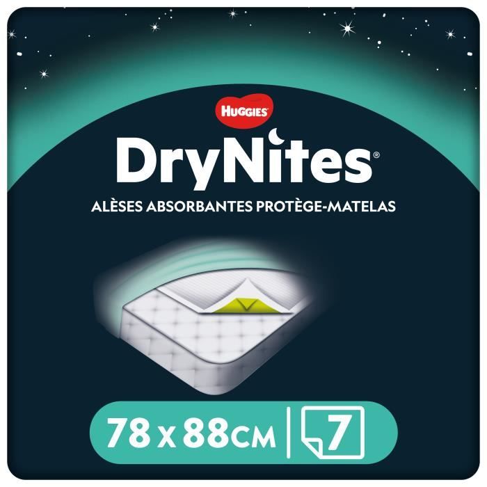Huggies Alese Protege Matelas Jetable Drynites X7 Cdiscount Puericulture Eveil Bebe