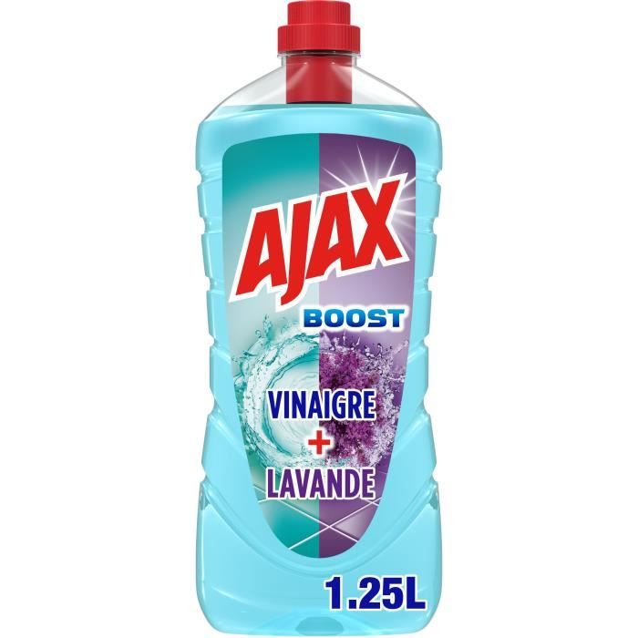 AJAX Produit Ménager Sol & Multi Surfaces Boost Vinaigre & Lavande 1