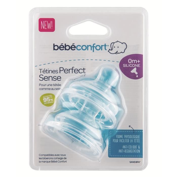 BEBE CONFORT Tétine Perfect Sense Silicone T.S (x2)