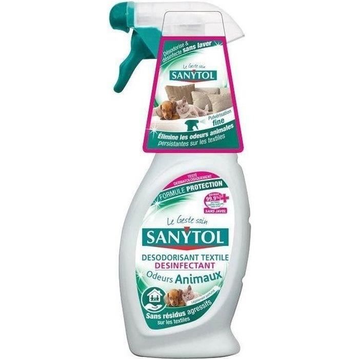 SANYTOL Désodorisant / Désinfectant Textile - 500 ml - Cdiscount  Electroménager