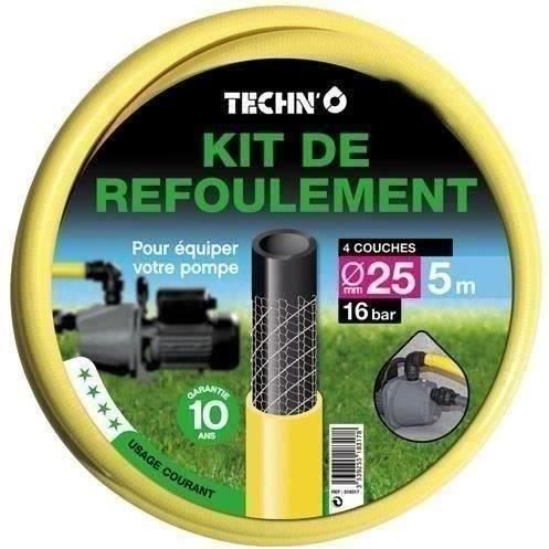 Kit de refoulement Techno pour pompe TECHN - d. 25mm/5m
