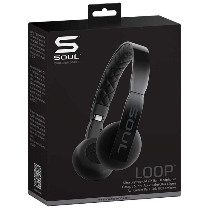 Casque audio - 55 SOUL - Soul Loop - Sans fil - Noir - Son SOUL ...