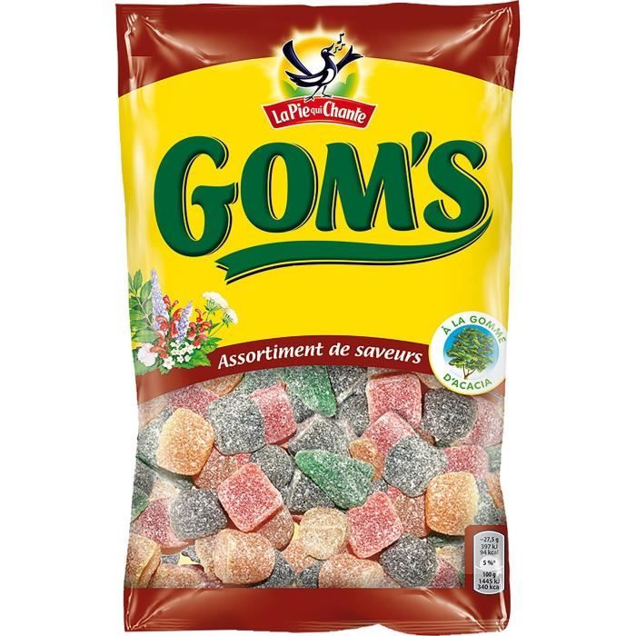 LA PIE QUI CHANTE Bonbons Gom's, saveur assortis - 265 g