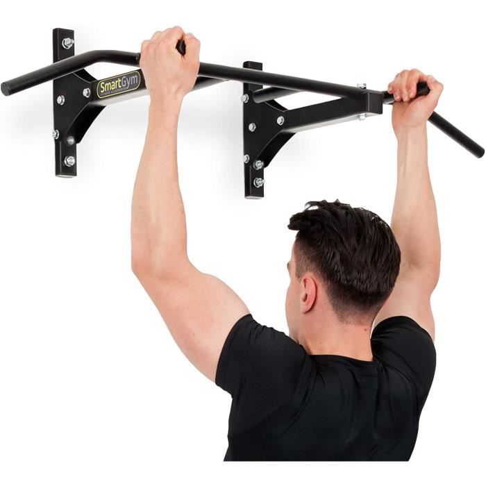 Marbo Sport Barre de Traction Universelle pour Montage Mural ou au Plafond SmartGym SG-12 - Made in EU