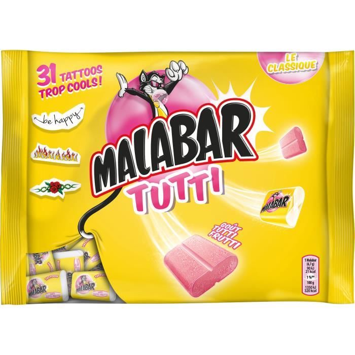 MALABAR Bonbons Tutti - 214 g