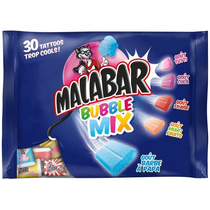 MALABAR Bonbons Bubble Mix - 214 g