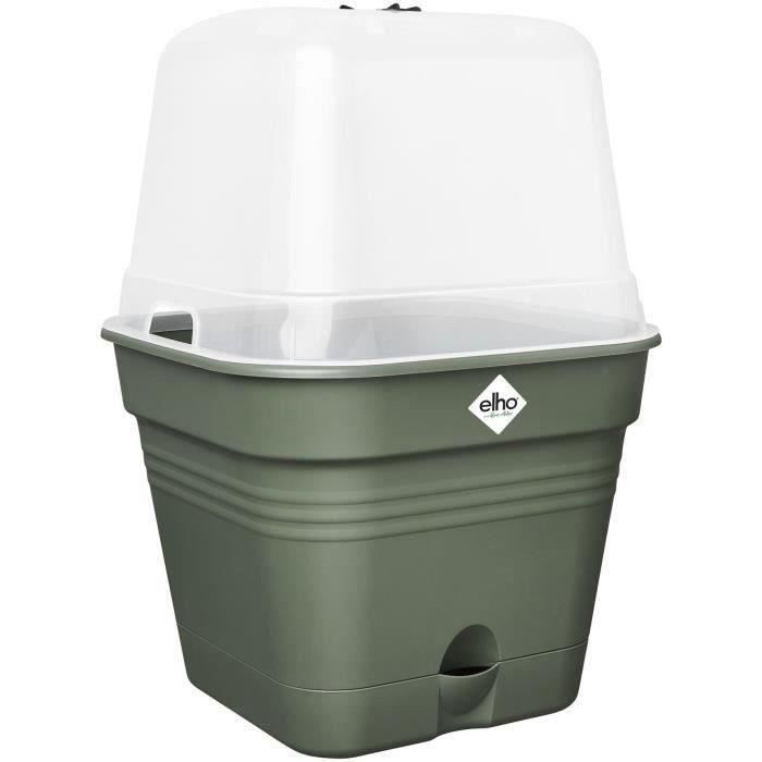ELHO Green Basics Pot De Cult Car Allin1 30 - Vert - Ø 30 x H 25 cm - culture et récolte - 100% recy