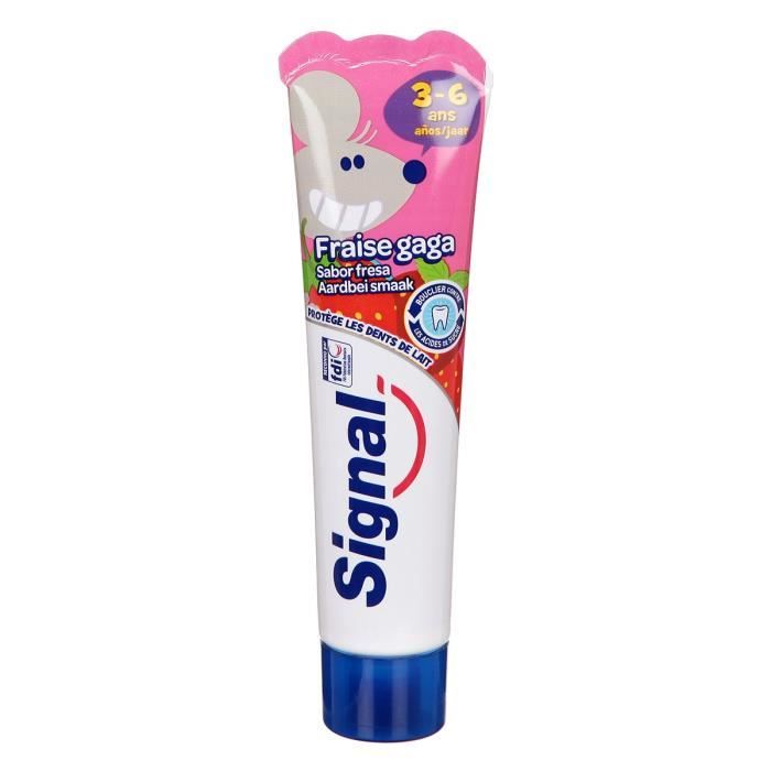 50ml - SIGNAl Dentifrice Enfants Kids 3-6 Ans Fraise Gaga