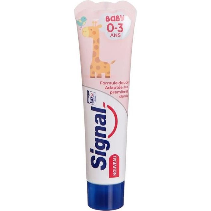 SIGNAL Dentifrice bébé 0 - 3 ans - 50 ml