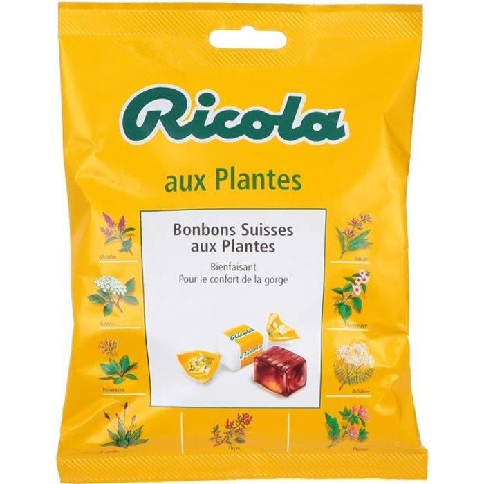 RICOLA Bonbons Suisses aux plantes assortis - 116 g