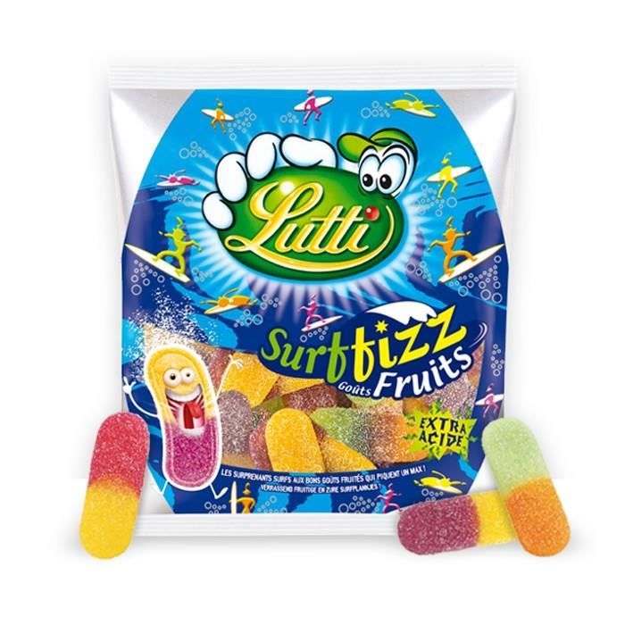 Bonbons acidulés aux fruits 200 g Lutti