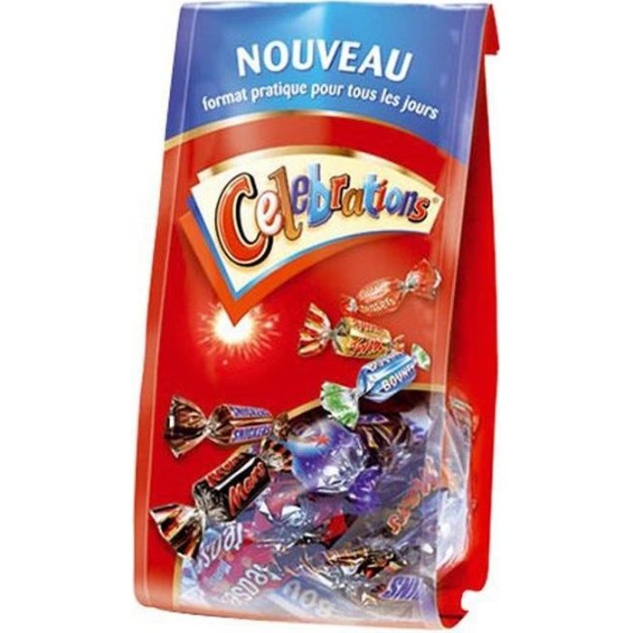 Célébrations chocolat au cœur - 215 grammes