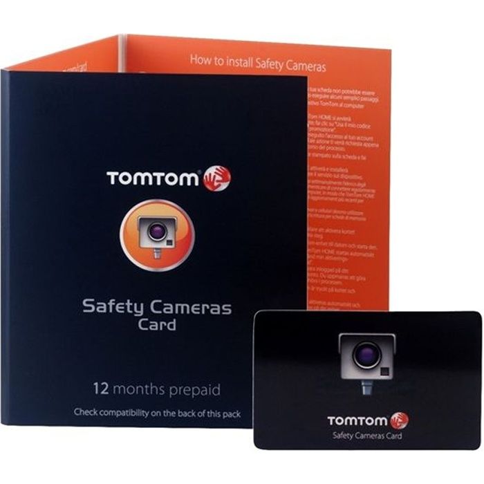 TomTom Carte Radars 12 mois d'abonnement