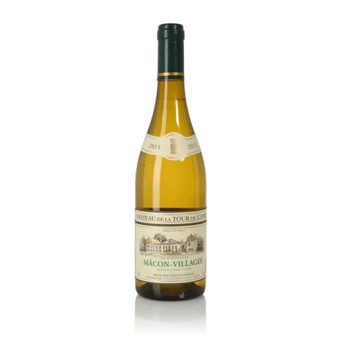 LA TOUR DE L'ANGE 2016 Mâcon-Villages Vin de Bourgogne - Blanc - 75 cl - AOC