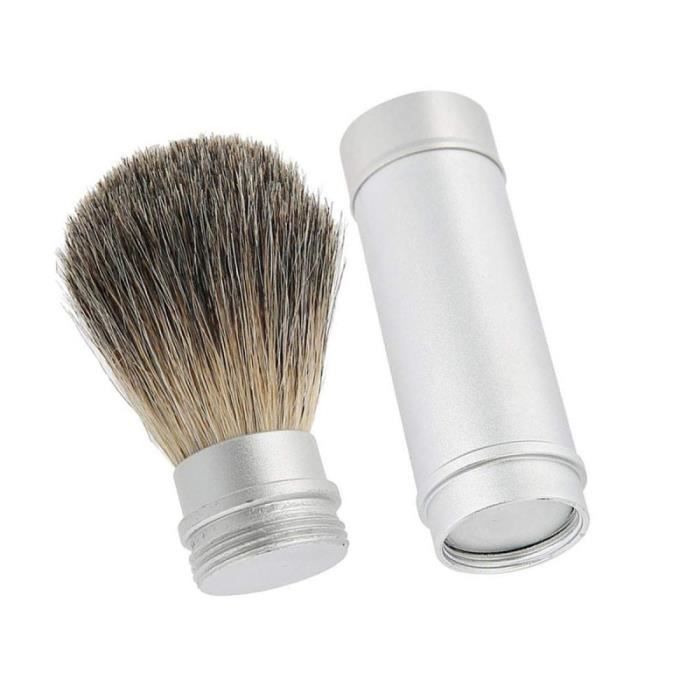 1 pc brosse de rasage nettoyage durable Blaireau de pour salon de coiffure maison BLAIREAU - SUPPORT DE BLAIREAU