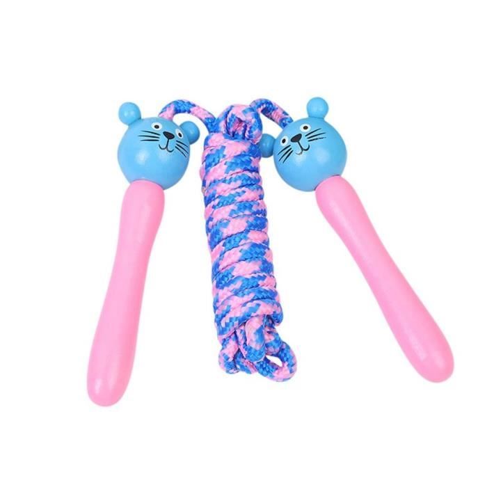 Accessoires Fitness - Musculation,Enfants en bois corde à sauter fitness corde corde à sauter corde fitness - Type D jumping rope