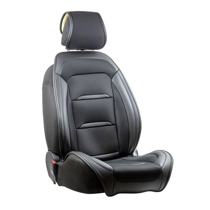 Couvre Siège Avant Xynon Noir pour PEUGEOT 306 3-5 PORTES (1999-06-2001-05)