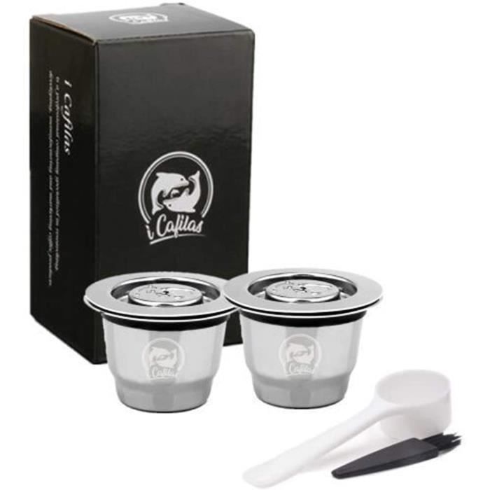 MACHINE A CREME Capsule de cafeacute rechargeable Nespresso Crema expresso reacuteveil Nouveau rechargeable pour filtres agrave 1312