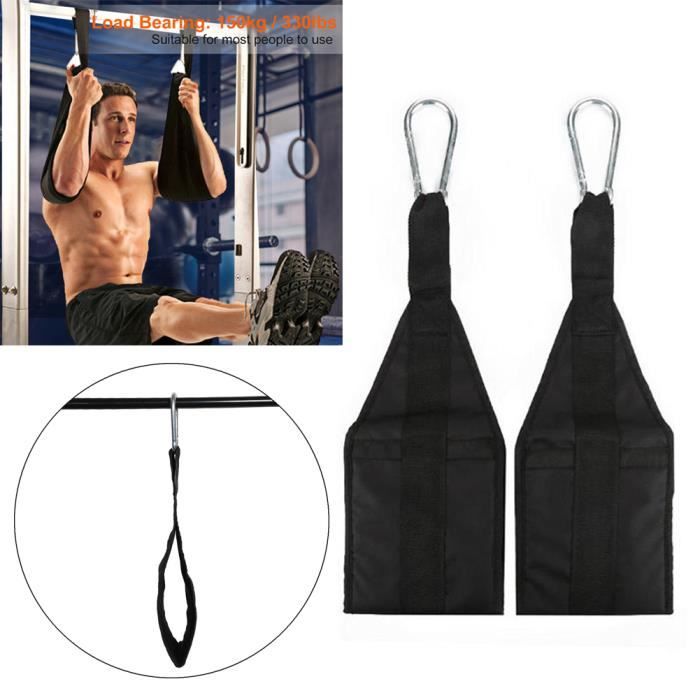 ARAMOX sangles de traction Sling AB tirer les sangles porte de levage de poids suspendus barre de gymnastique abdominale Fitness
