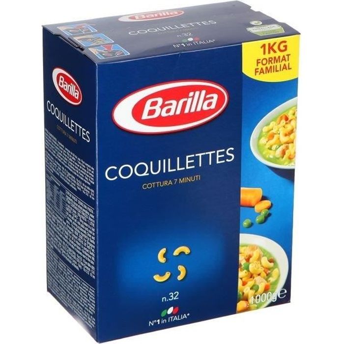 Barilla Pâtes coquillettes 1kg