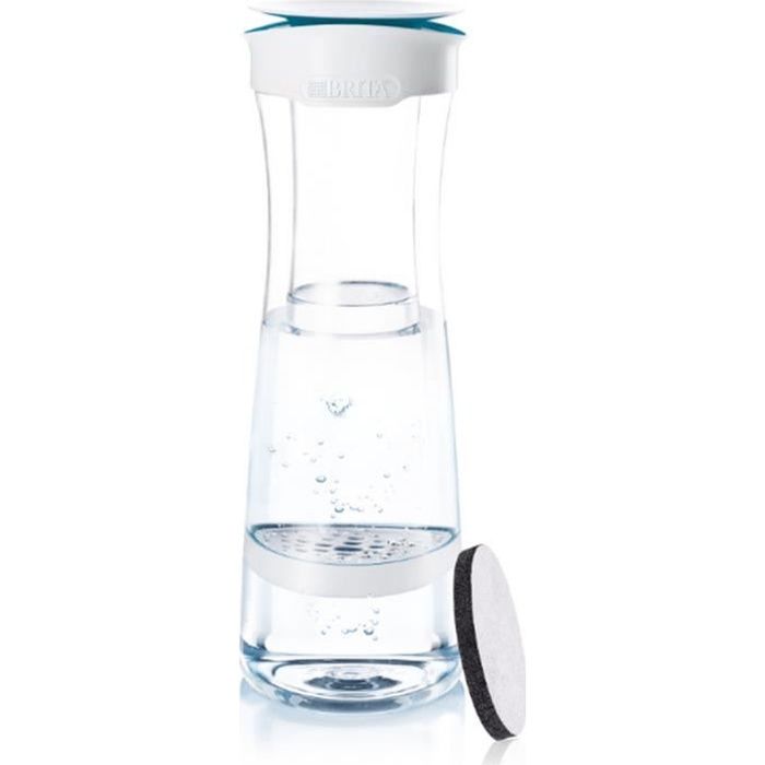 BRITA Bouteille filtrante FILL&SERVE Bleu Teal + 1 disque de rechange