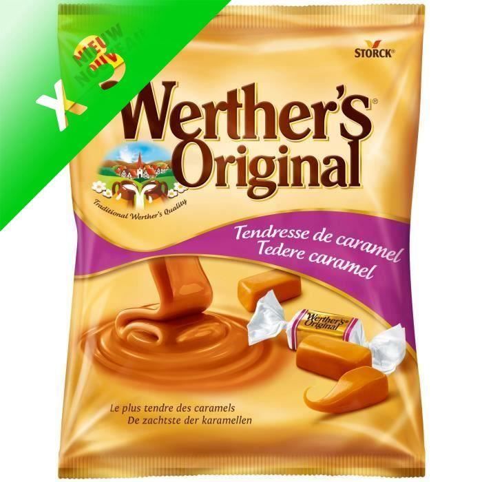 WERTHER'S ORIGINAL Caramels tendres - 158 g (Lot de 3)