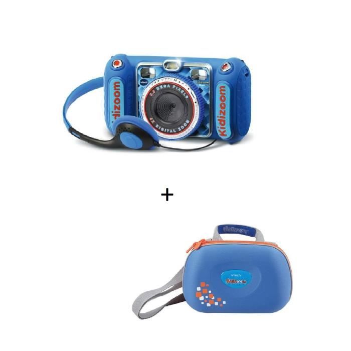 VTECH - Kidizoom Duo DX bleu + Sacoche Kidizoom bleue
