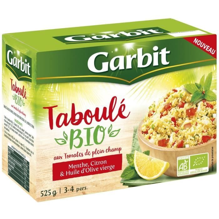 GARBIT Taboulé tomates bio - 525 g