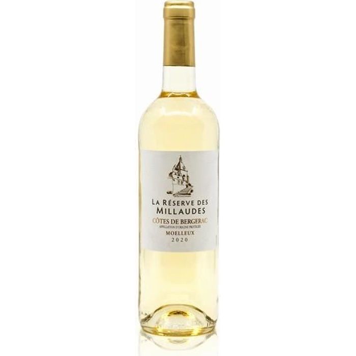 La Réserve des Millaudes AOP Côtes de Bergerac Moelleux 2020 75cl