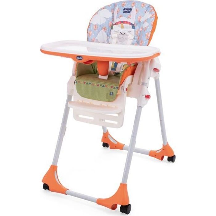 CHICCO Chaise Haute Polly Easy - 4 Roues Llama