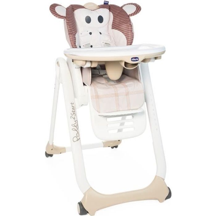 CHICCO - Chaise Haute Polly 2 Start Monkey