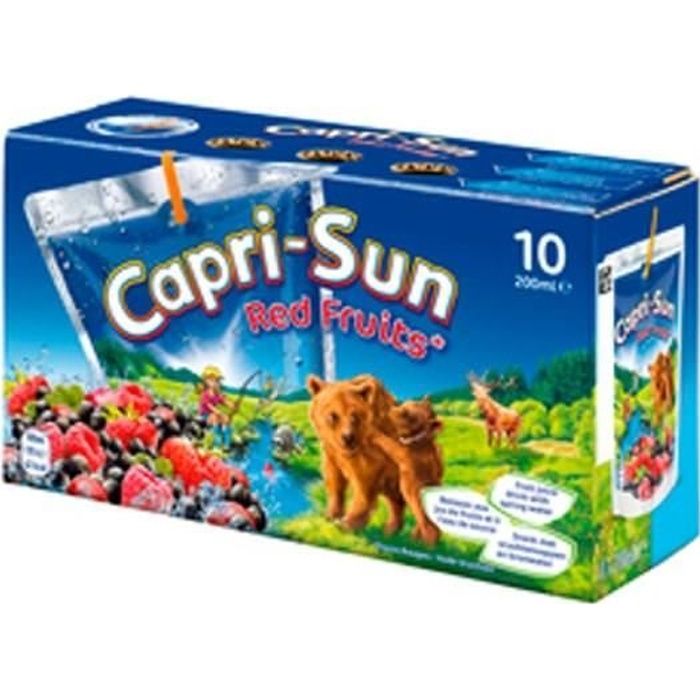 CAPRI-SUN Fruits Rouges Poches Nomades 10x20cl