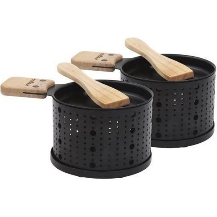 LOT DE 2 RACLETTES INDIVIDUELLES FONCTIONNANT A LA BOUGIE - COOKUT