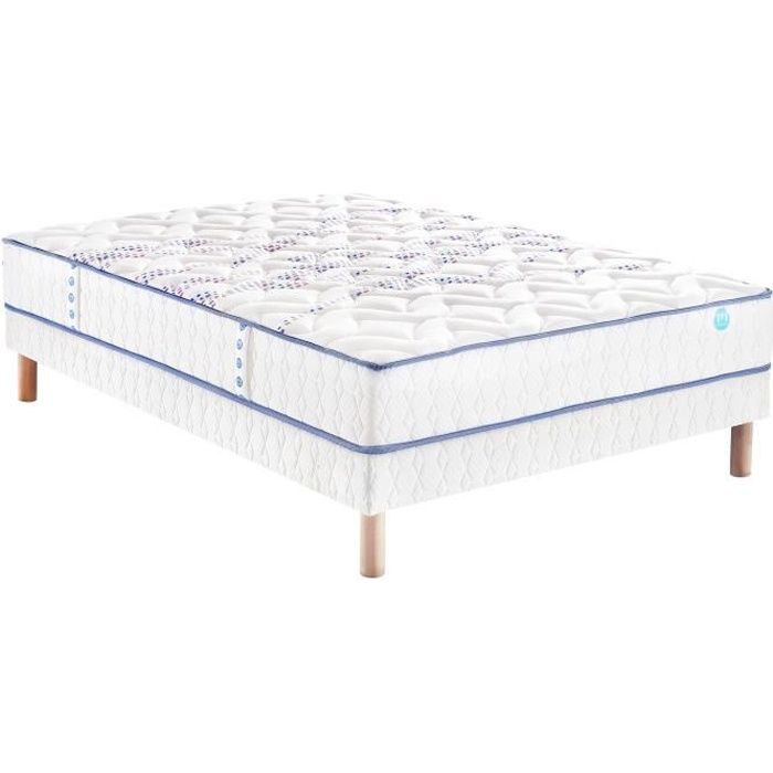 MERINOS Matelas 140 x 190 - 520 ressorts ensachés - Ferme - MIMIC