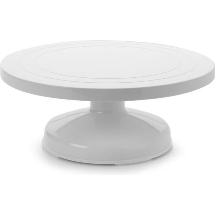 BASE GIRATOIRE PLATEAU TOURNANT HAUT - PLASTIQUE DE QUALITE SUPERIEURE - DIAMETRE 31 CM - HAUTEUR 12.5 CM.