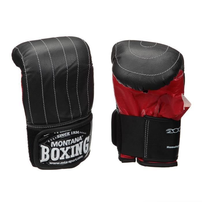 MONTANA Gants de sac MS 2000 - Noir et rouge