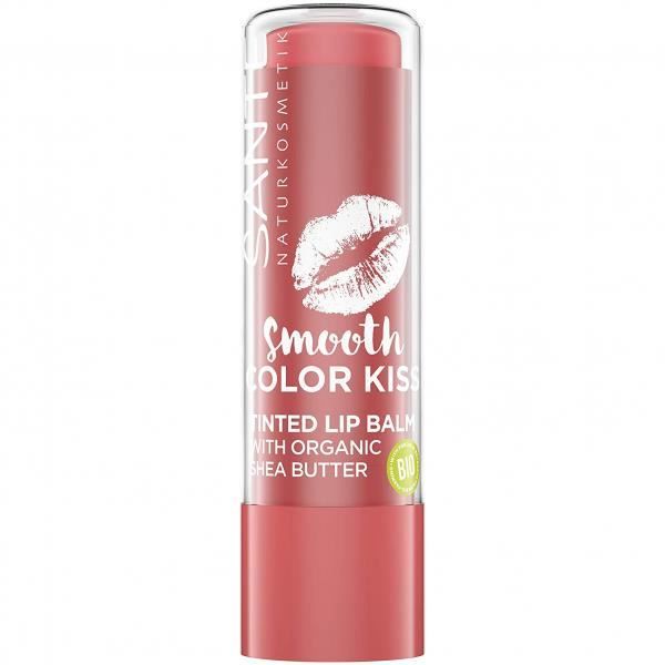 Sante - Baume à Lèvres Teinté COLOR KISS BIO - 02 Soft RedSANTE