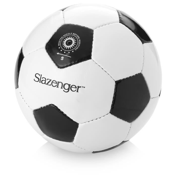 Slazenger - Ballon de football - blanc-noir