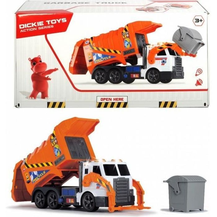 DICKIE - Camion poubelle 46cm