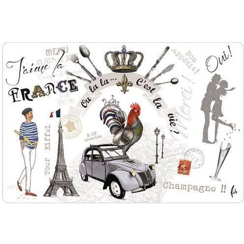 Set de table France Panorama Torchons & Bouchons 30 X 45 ASSORTIS